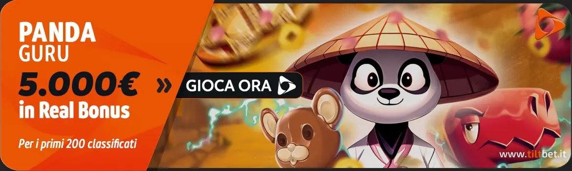 Promozione Casinò Panda Guru 5.000 euro in Fun Bonus