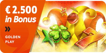 Bonus Casinò Golden Play 2.500 euro euro in Real Bonus