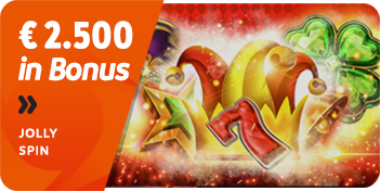 Promozione Casinò Jolly Spin 2.500 euro in Real Bonus