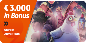 Bonus Casinò Super Adventure 3.000 euro in Real Bonus