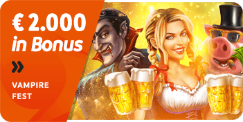 Bonus Casinò Vampire Fest 2.000 euro in Real Bonus